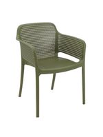 Cadeira Tramontina Gabriela em Polipropileno e Fibra de Vidro Verde Oliva