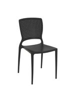 Cadeira Tramontina Safira em Polipropileno e Fibra de Vidro Preto