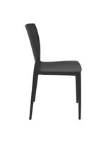 Cadeira Tramontina Safira em Polipropileno e Fibra de Vidro Preto