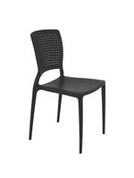 Cadeira Tramontina Safira em Polipropileno e Fibra de Vidro Preto