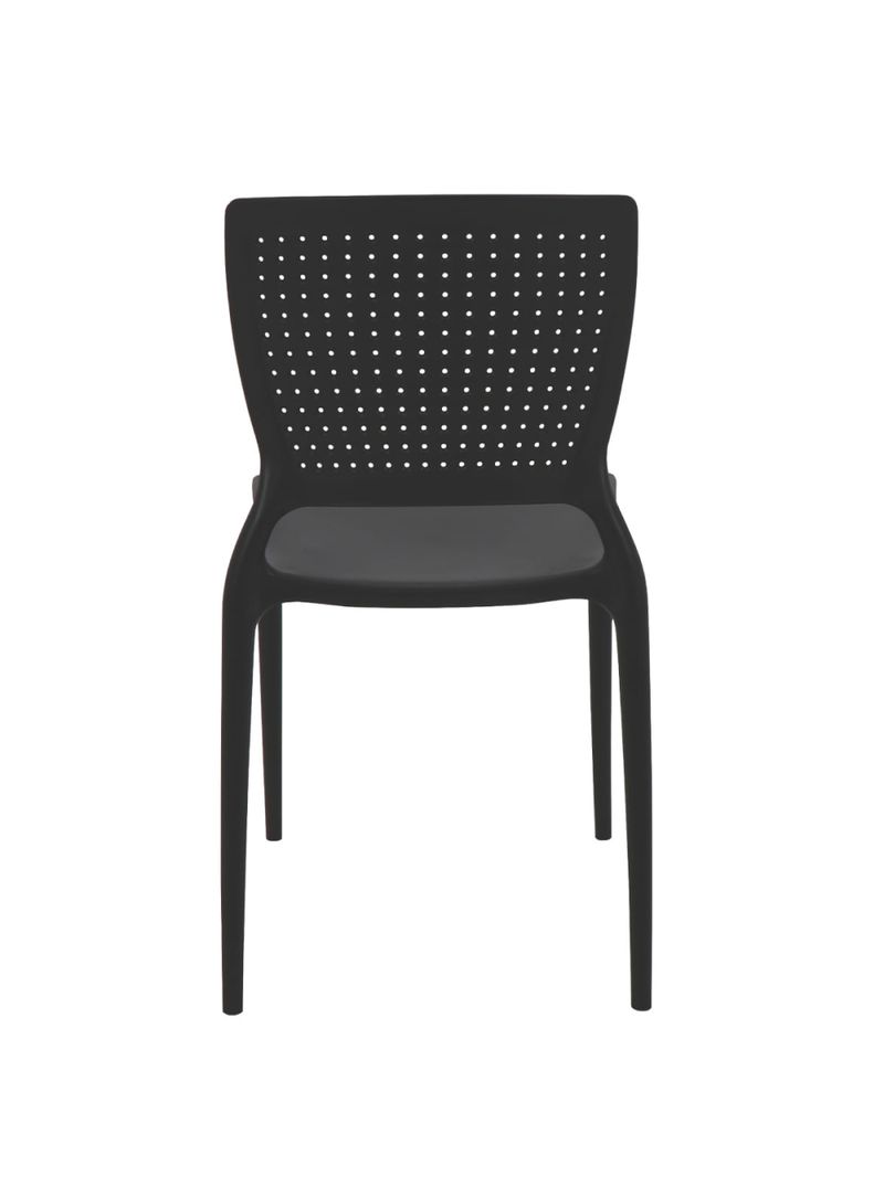Cadeira Tramontina Safira em Polipropileno e Fibra de Vidro Preto