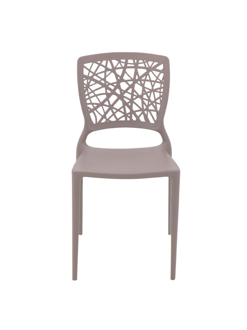 Cadeira Tramontina Joana Camurça em Polipropileno e Fibra de Vidro