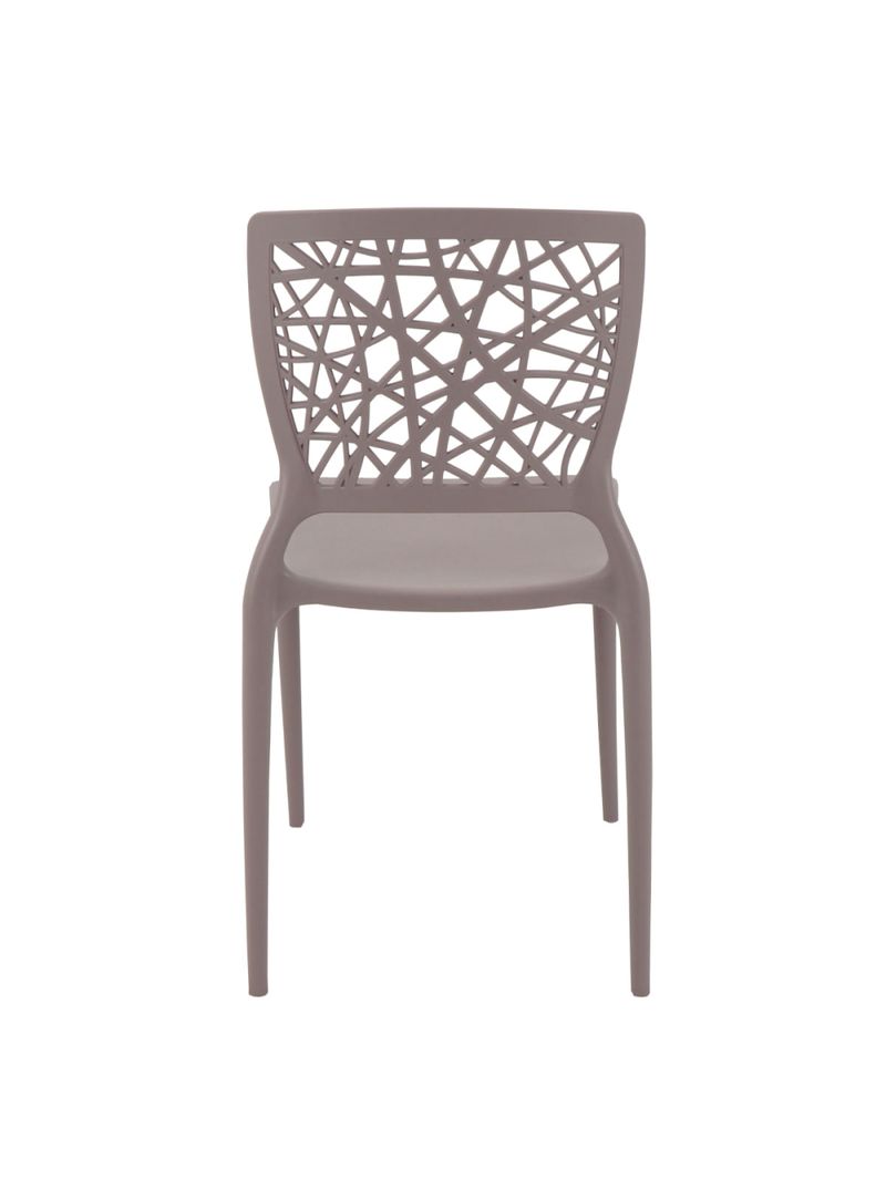 Cadeira Tramontina Joana Camurça em Polipropileno e Fibra de Vidro