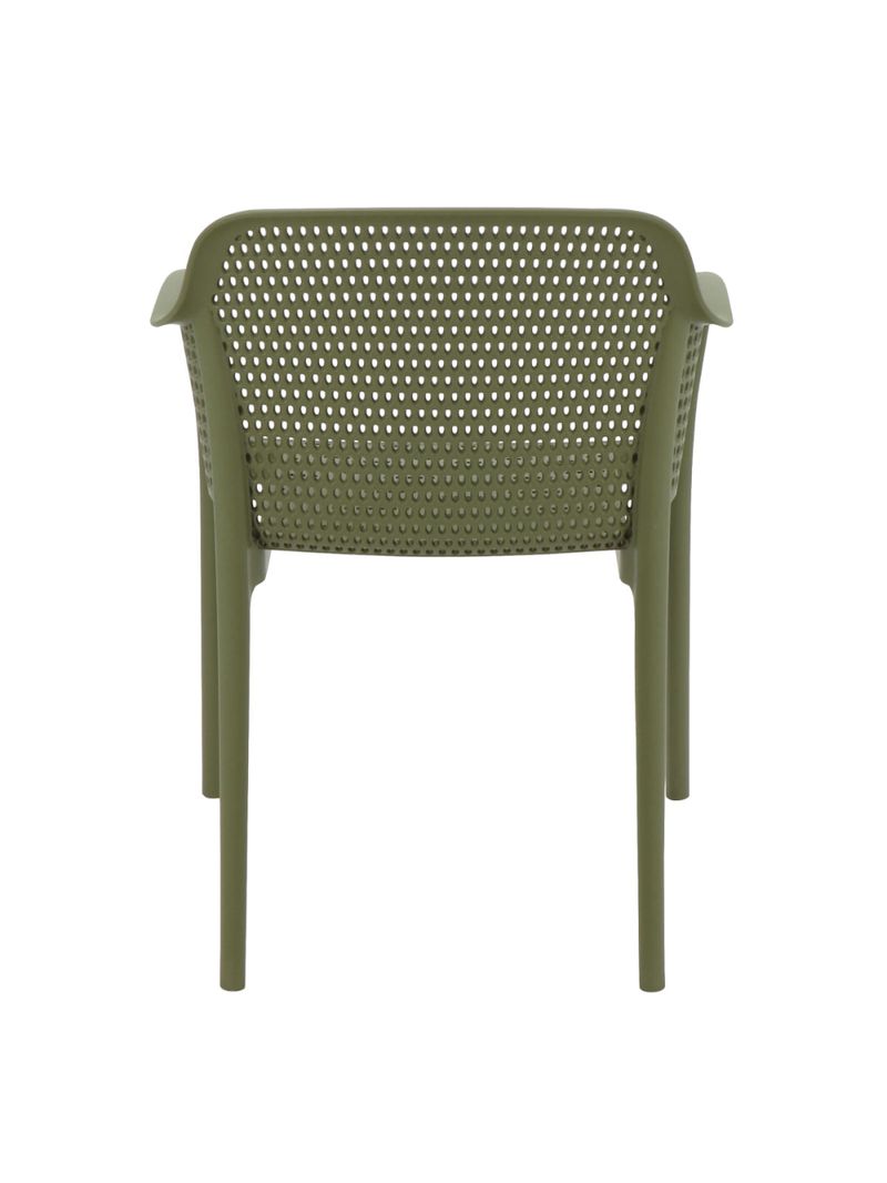 Cadeira Tramontina Gabriela em Polipropileno e Fibra de Vidro Verde Oliva