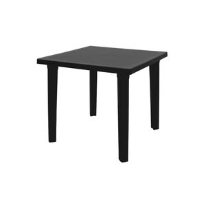 Mesa Tramontina Sancho 80 x 80 cm em Polipropileno Preto