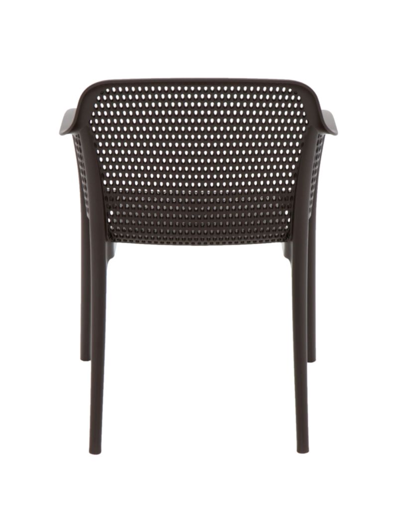 Cadeira Tramontina Gabriela Marrom em Polipropileno e Fibra de Vidro