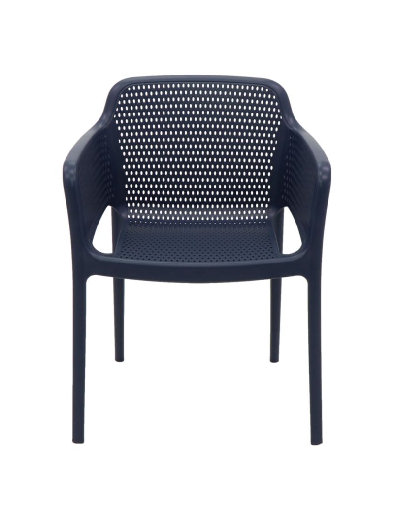 Cadeira Tramontina Gabriela Azul Navy em Polipropileno e Fibra de Vidro