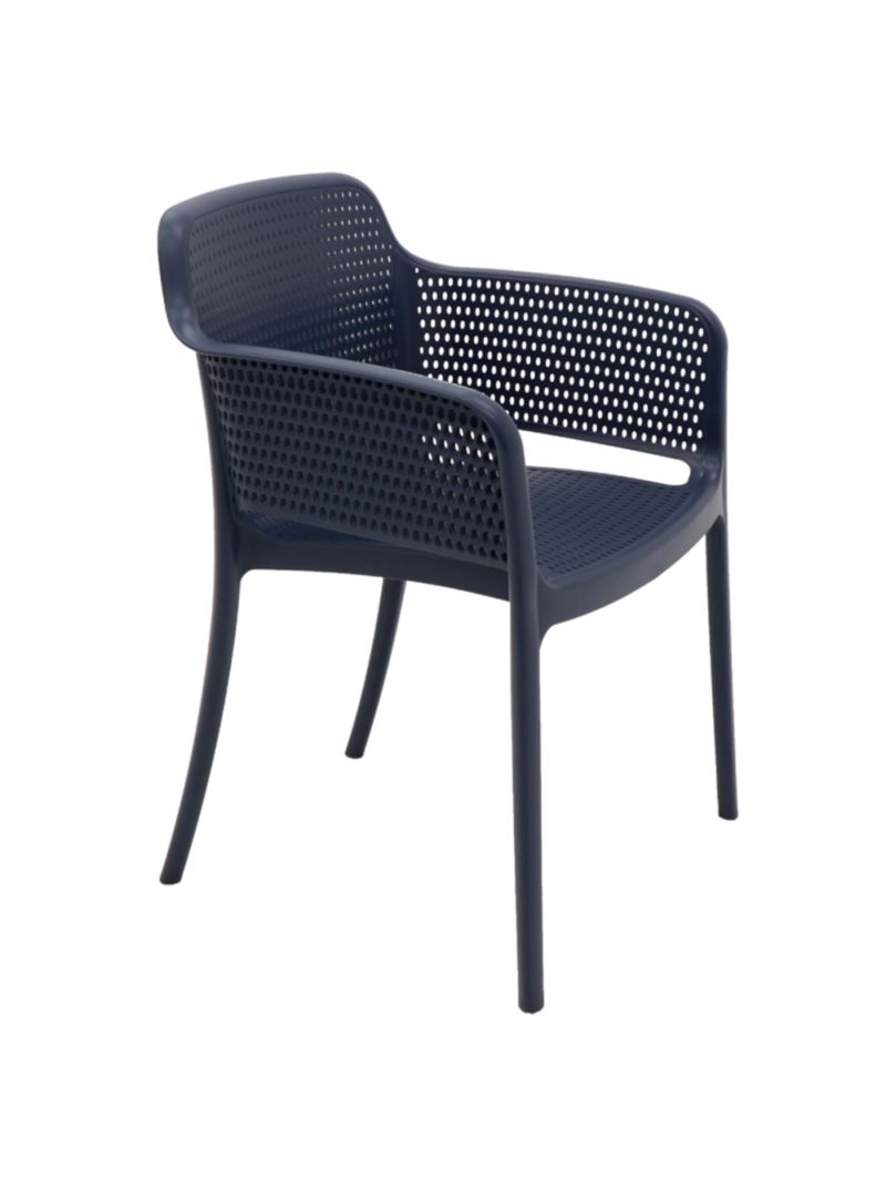 Cadeira Tramontina Gabriela Azul Navy em Polipropileno e Fibra de Vidro