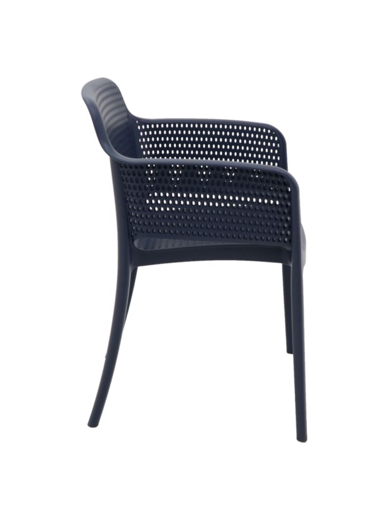 Cadeira Tramontina Gabriela Azul Navy em Polipropileno e Fibra de Vidro