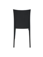 Cadeira Tramontina Laura Ratan Preta em Polipropileno e Fibra de Vidro