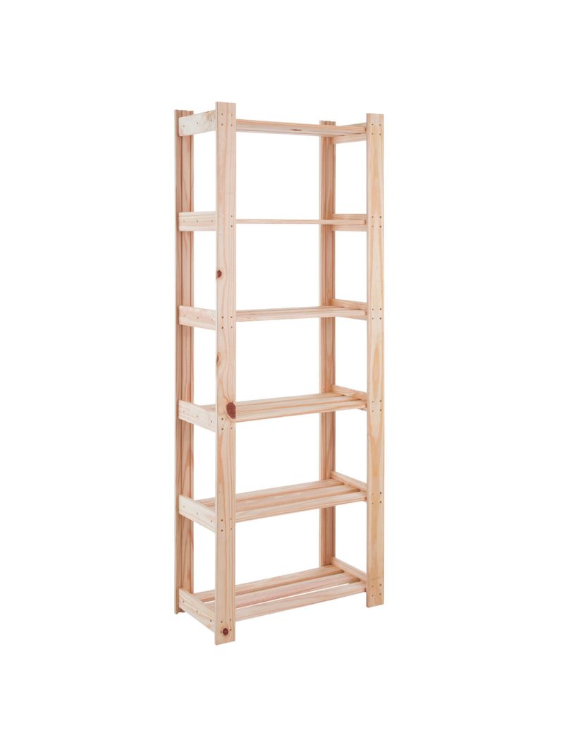 Estante para Livros com 6 Prateleiras Modulare Natural Tramontina 91620020