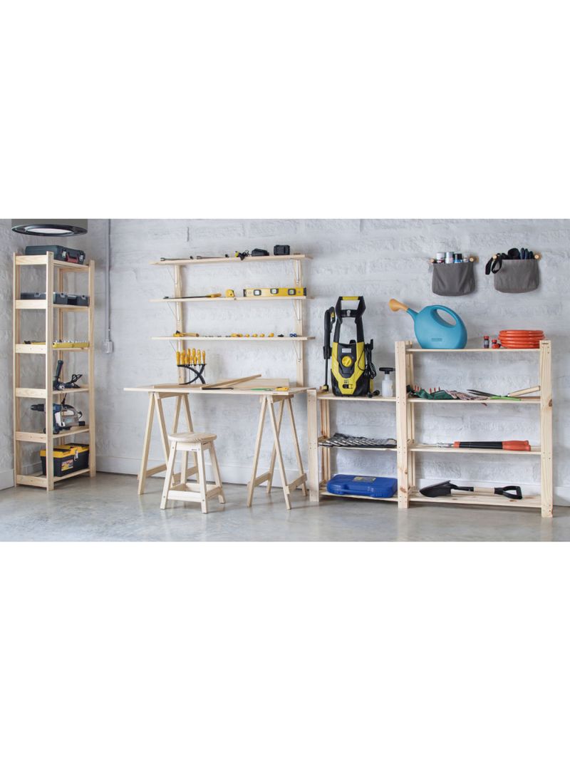 Estante para Livros com 6 Prateleiras Modulare Natural Tramontina 91620020