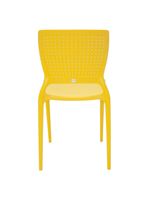 Cadeira Tramontina Safira Amarela em Polipropileno e Fibra de Vidro