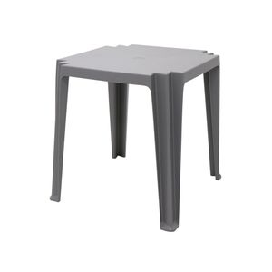 Mesa Tramontina Tambaú 68 x 68 x 72 cm em Polipropileno Cinza