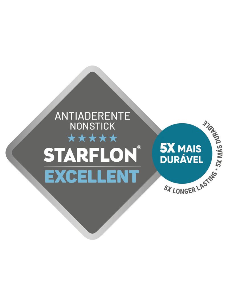 Frigideira Tramontina Trento em Ferro Fundido Esmaltado Antiaderente Starflon Excellent 26 cm 2,1 L