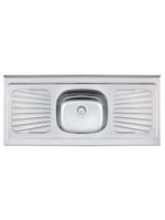 Pia de Apoio Tramontina New Raggi 40 em Aço Inox 120 x 52 cm