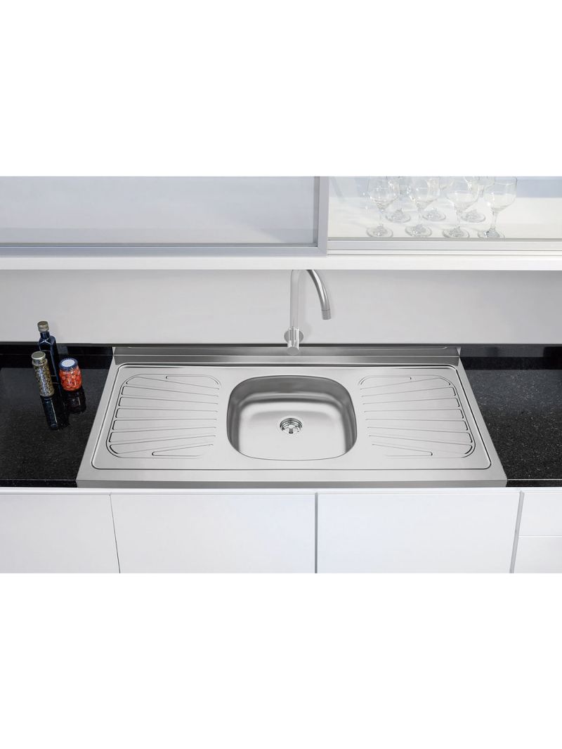 Pia de Apoio Tramontina New Raggi 40 em Aço Inox 120 x 52 cm