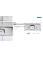 Pia de Apoio Tramontina New Raggi 40 em Aço Inox 120 x 52 cm