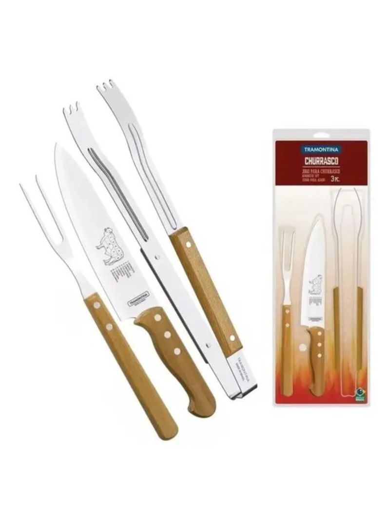 Jogo Trichante Churrasco 3 PC Tramontina