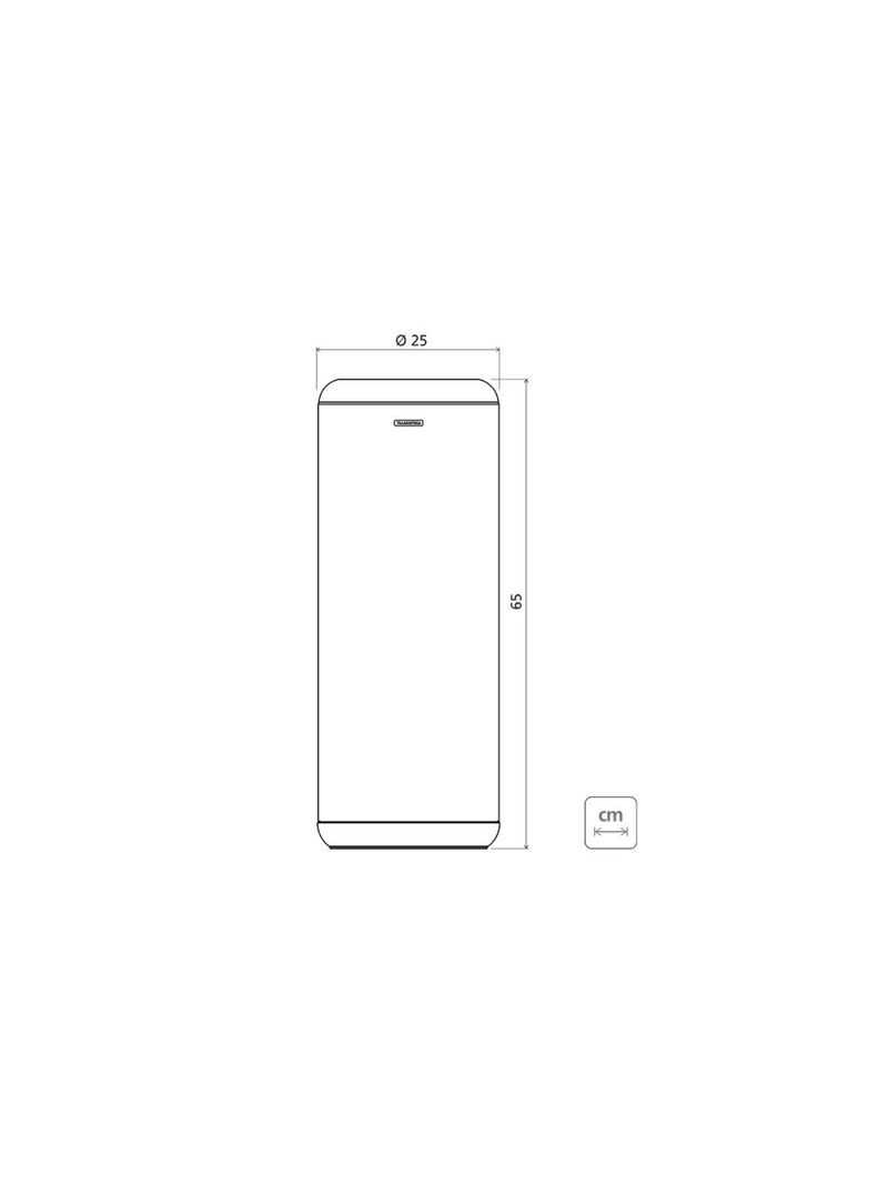 Lixeira Inox Tramontina Cápsula Scotch Brite e Aro e Base em Polipropileno 31 Litros