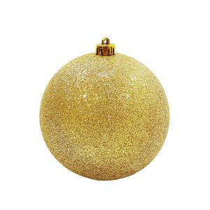 Bola de Natal Glitter Dourado 5cm - Kit C/ 4 Unid | Formosinha