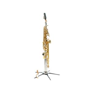Sax Soprano Sebastian Bb Prata Com Chaves Dourada Ssss818Sg