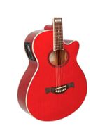 Violão Tagima Dallas Tuner Vermelho Clássico Aço Eletroacústico