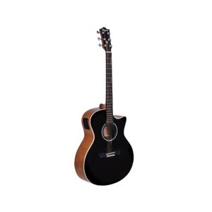 Violão Tagima Tw29 Woodstock Preto Jumbo Aço Elétrico