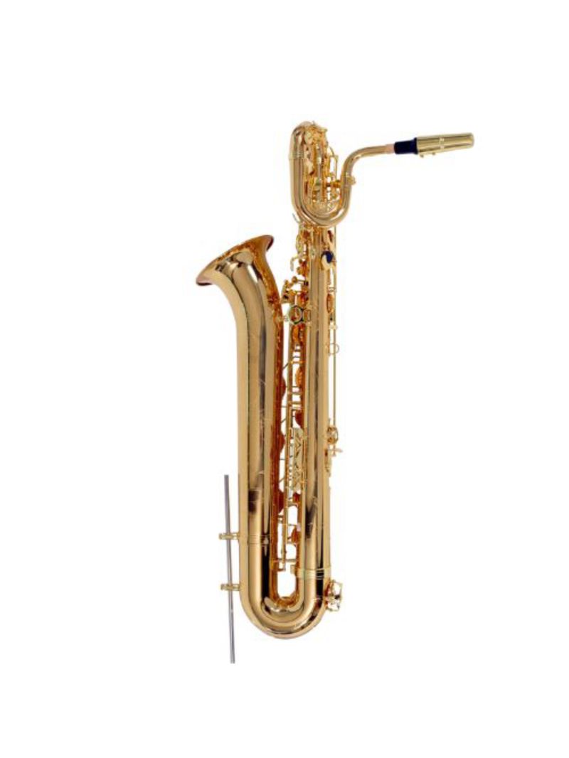 Sax Barítono Eb Sebastian Dourado tipo Golden SSB-BS858LG