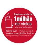 Lixeira com Pedal 12 Litros Tramontina Brasil Plus Aço Inox Acetinado