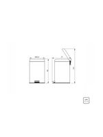 Lixeira com Pedal 12 Litros Tramontina Brasil Plus Aço Inox Acetinado
