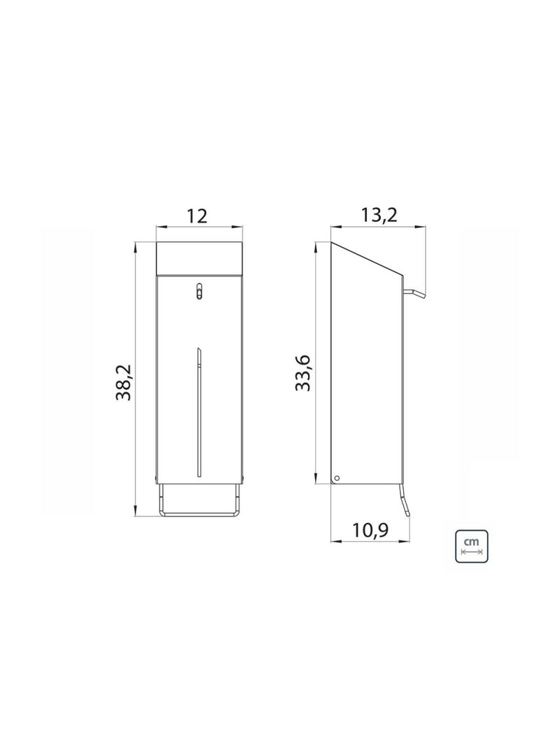 Dispenser para Sabão e Álcool Gel Tramontina em Aço Inox Scotch Brite e Recipiente em PET 1 Litro