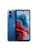 Smartphone Motorola Moto G34 128GB Azul 5G 4GB + 4GB RAM Boost 6,5" Câm Dupla + Selfie 16MP Dual Chip