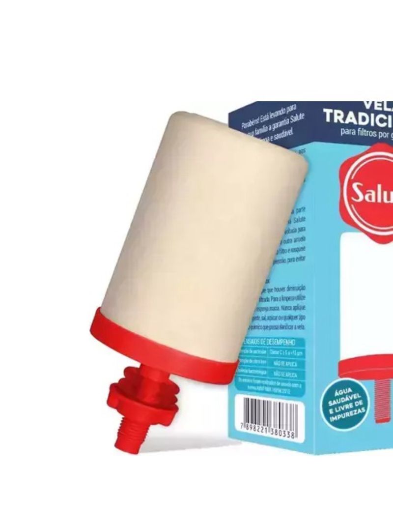 Filtro De Barro Salute 4 litros 1 vela