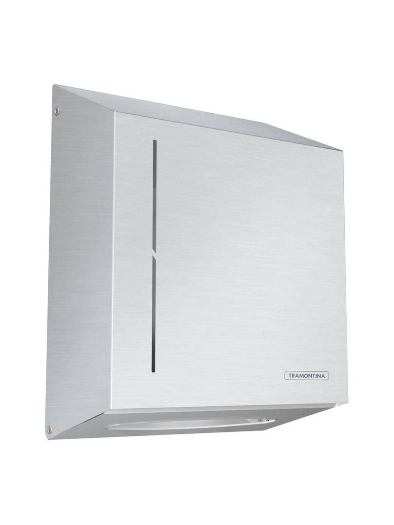 Dispenser para Papel Toalha Tramontina em Aço Inox com Acabamento Scotch Brite