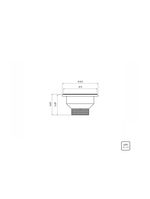 Cuba n0 Tramontina Lavínia 40 BL Prime em Aço Inox Acetinado 40 x 34 x 17 cm com Válvula