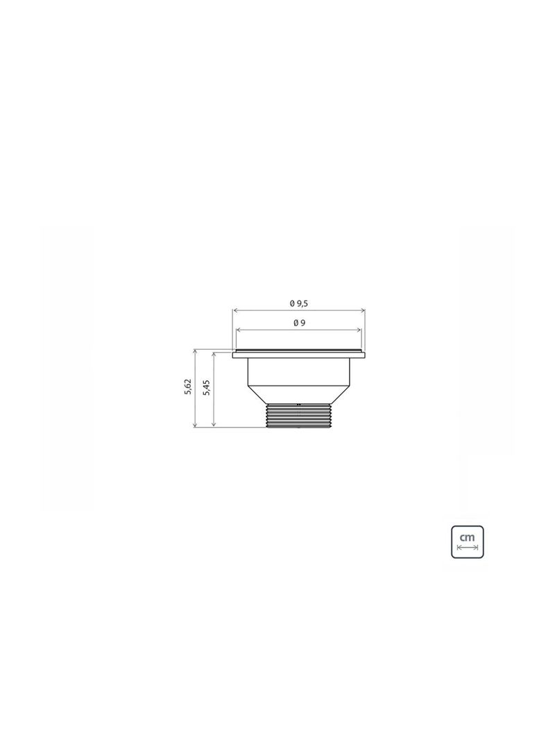 Cuba n0 Tramontina Lavínia 40 BL Prime em Aço Inox Acetinado 40 x 34 x 17 cm com Válvula