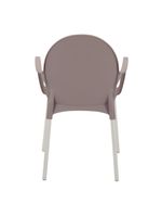 Cadeira Tramontina Grace Empilhável Camurça em Polipropileno Pés Alumínio