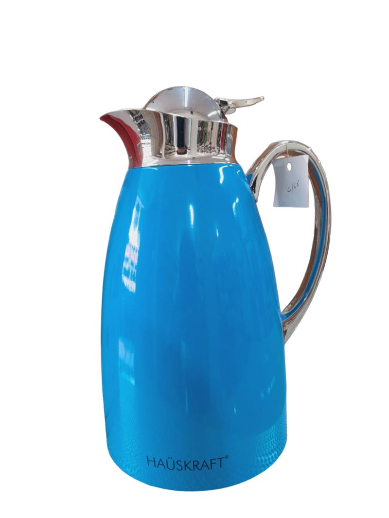Garrafa Térmica Azul Elegance Chá e café 1 litro Hauskraft