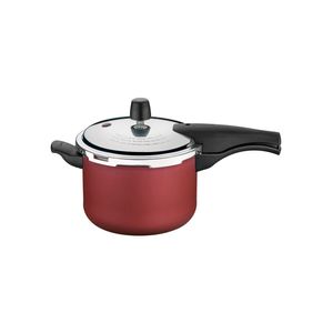 Panela de Pressão Tramontina Vancouver em Alumínio 4,5 L Vermelha 20 cm