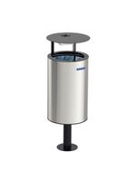 Lixeira Tramontina Messina 65 Litros em Aço Inox Acetinado