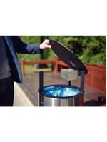 Lixeira Tramontina Messina 65 Litros em Aço Inox Acetinado