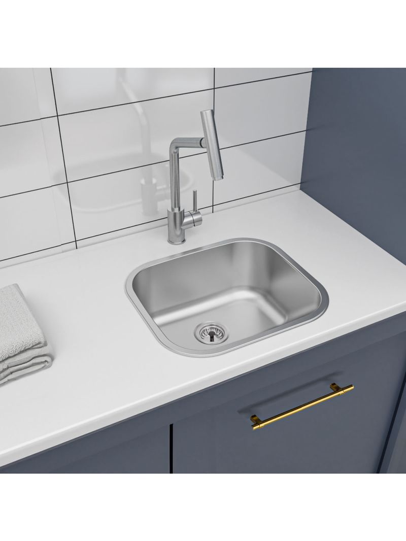 Tanque Tramontina Hera Compact 19 Litros em Aço Inox Acetinado 40x35 cm