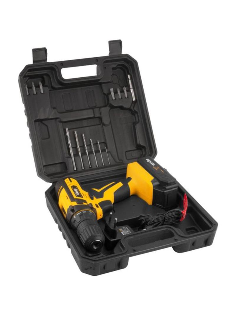 Furadeira e Parafusadeira à Bateria 12V BIVOLT PFV 012 com Kit de Brocas e Bits VONDER