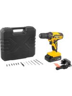Furadeira e Parafusadeira à Bateria 12V BIVOLT PFV 012 com Kit de Brocas e Bits VONDER