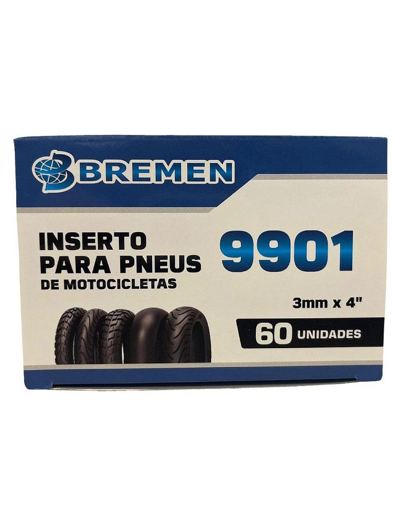 Refil para Reparo de Pneu de Moto com 60 Unidades 9901 Bremen