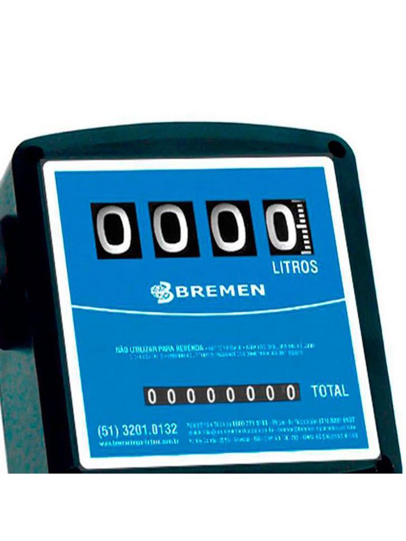 Medidor Mecânico 4 Dígitos Para Óleo Diesel 7811 BREMEN