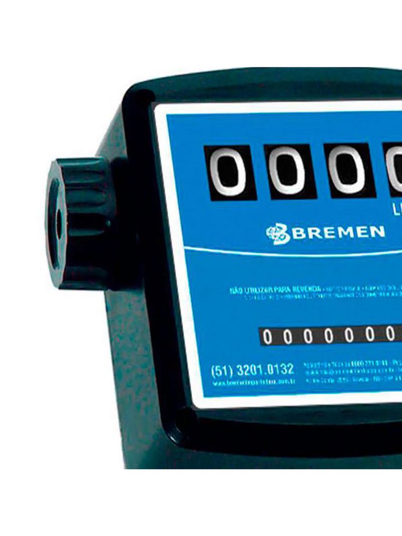 Medidor Mecânico 4 Dígitos Para Óleo Diesel 7811 BREMEN