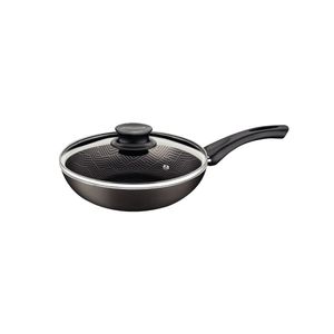 Frigideira Funda Tramontina Paris em Alumínio 26 cm 2,9 L Antiaderente Starflon Max Grafite com Tampa de Vidro