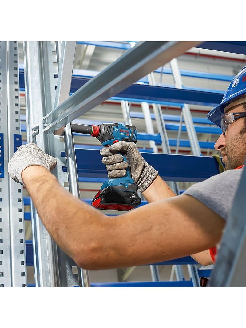 Parafusadeira Furadeira Impacto GSB 185-LI + Chave de Impacto GDR 18V-200, 2 Baterias e Maleta BOSCH